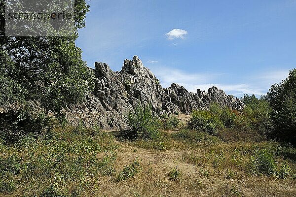 Eschbacher Klippen in Eschbach bei Usingen  Taunus  Hessen  Deutschland  Europa