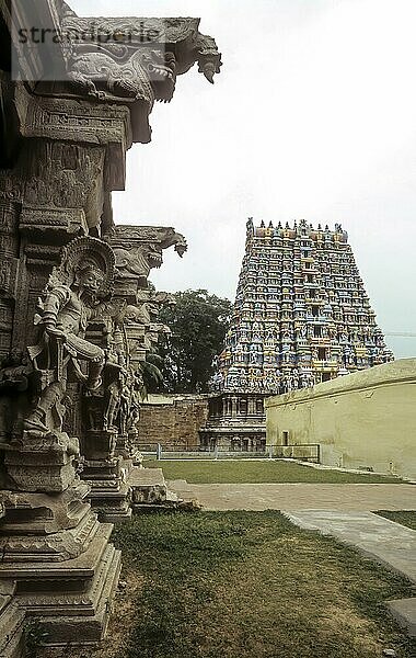 Srivaikuntanathan Perumal-Tempel in Srivaikuntam bei Thoothukudi  Tamil Nadu  Indien  Asien