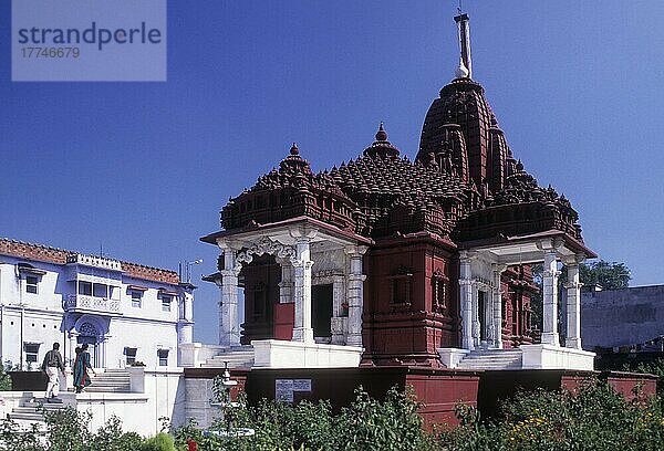 Swetambar Jain-Tempel in Rajgir  Bihar  Indien  Asien