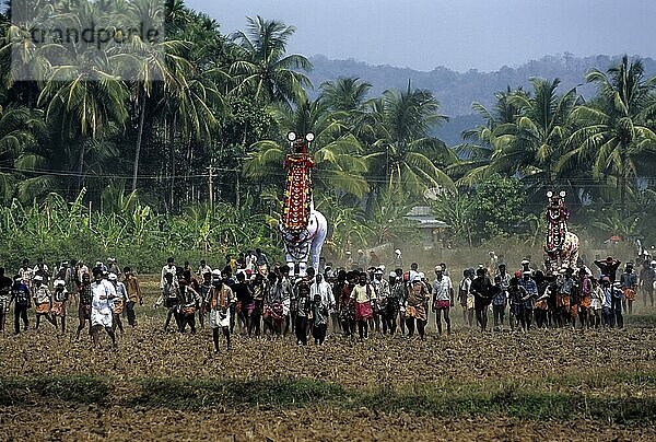 Machatu Mamangam Fest in Machatu  Kerala  Indien  Asien