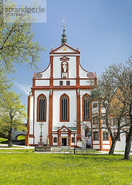 Kirche und Abtei  Kloster St. Marienstern in Panschwitz-Kuckau  Lausitz  Sachsen  Deutschland  Europa