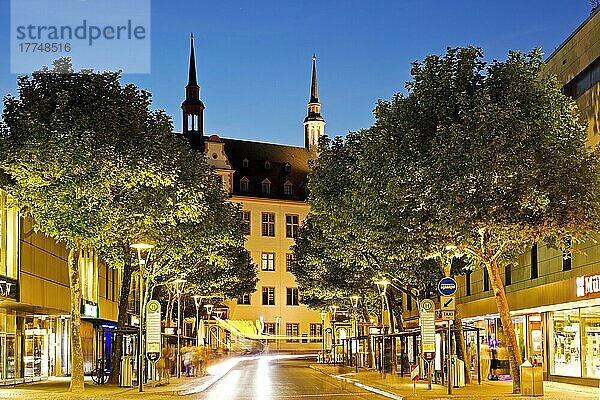 Alte Universitätsstrasse am Abend  Altstadt  Mainz  Rheinland-Pfalz  Deutschland  Europa