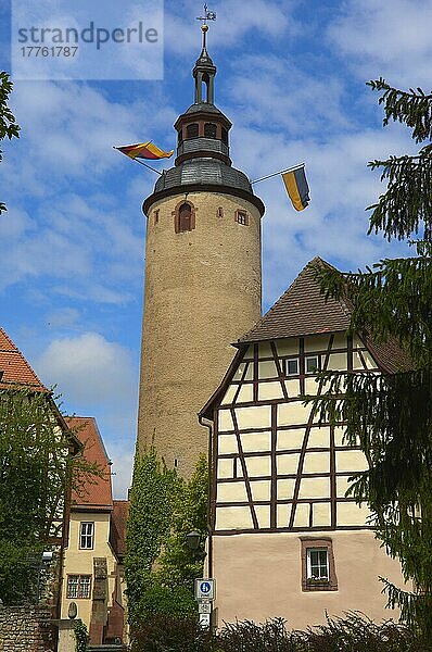 Kurmainzisches Schloss castle  Tauberbischofsheim  Baden-Württemberg  Europe