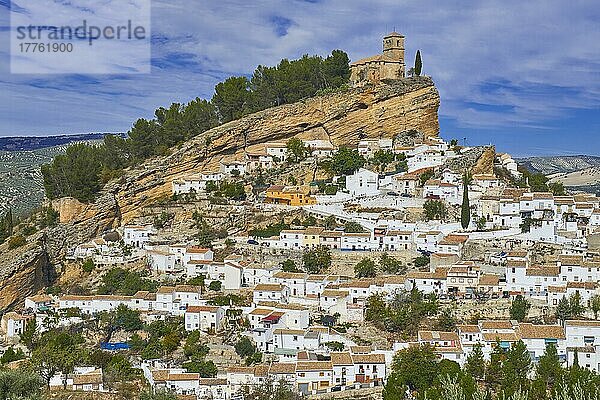 Montefrio  maurische Burg  Washington Irving Route  Provinz Granada  Andalusien  Spanien  Europa