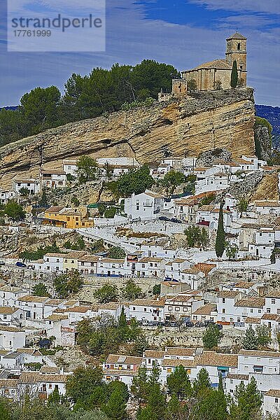 Montefrio  maurische Burg  Washington Irving Route  Provinz Granada  Andalusien  Spanien  Europa