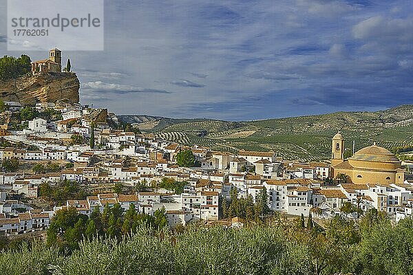 Montefrio  maurische Burg  Washington Irving Route  Provinz Granada  Andalusien  Spanien  Europa