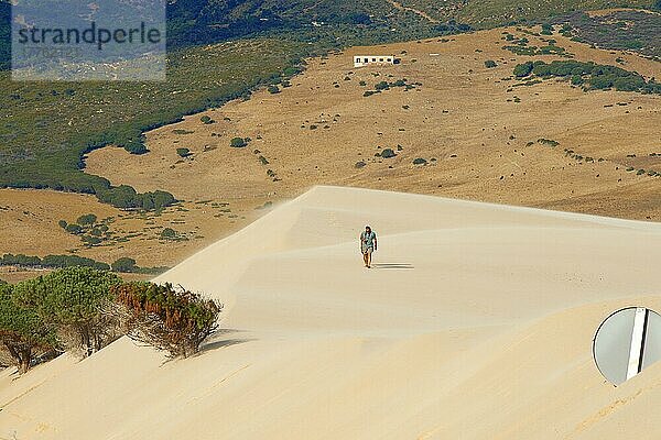 Punta Paloma Dünen  Tarifa  Punta Paloma Strand  Provinz Cadiz  Costa de la Luz  Andalusien  Spanien  Europa