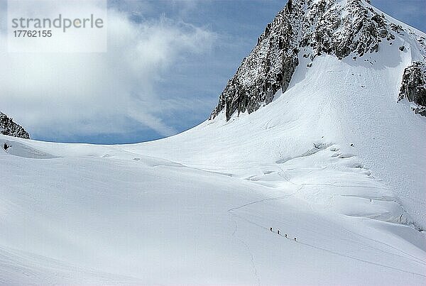 Mont-Blanc-Gruppe  Haute-Savoie  Frankreich  Europa