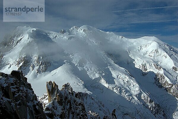 Mont-Blanc-Gruppe  Haute-Savoie  Frankreich  Europa