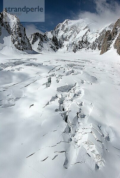 Mont-Blanc-Gruppe  Haute-Savoie  Frankreich  Europa