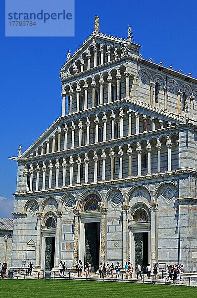 Pisa  Dom  Duomo  Piazza del Duomo  Domplatz  Campo dei Miracoli  UNESCO-Weltkulturerbe  Toskana  Italien  Europa