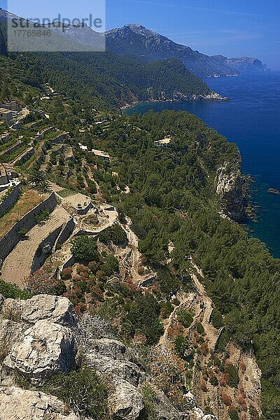 Mallorca  Banyalbufar  Serra de Tramuntana  UNESCO-Weltkulturerbe  Insel Mallorca  Mallorca  Balearen  Spanien  Europa