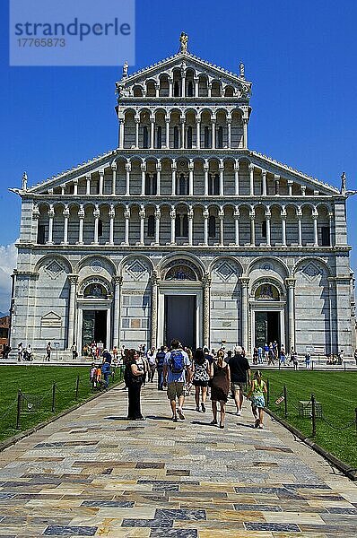 Pisa  Dom  Duomo  Piazza del Duomo  Domplatz  Campo dei Miracoli  UNESCO-Weltkulturerbe  Toskana  Italien  Europa