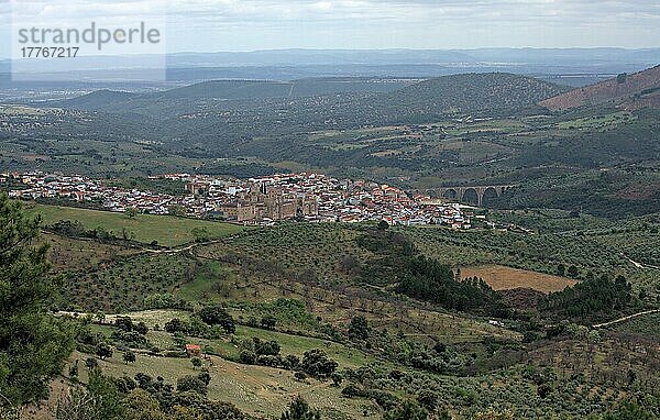 Blick auf Guadalupe  Extremadura