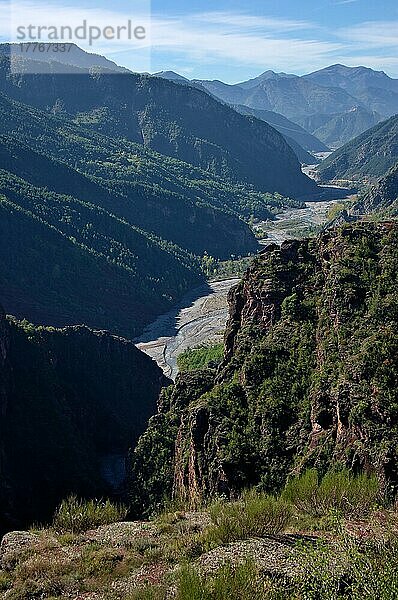 Gorges du Daluis  Provence  Frankreich  Europa