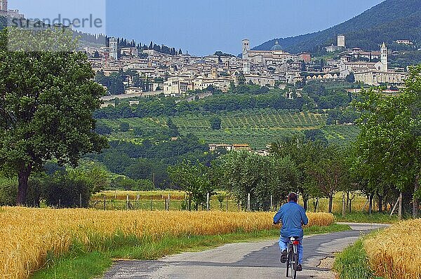 Assisi  UNESCO-Weltkulturerbe  Provinz Perugia  Umbrien  Italien  Europa