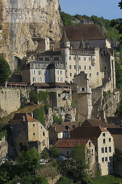 Rocamadour  Region Midi-Pyrenäen  Departement Lot  Frankreich  Europa