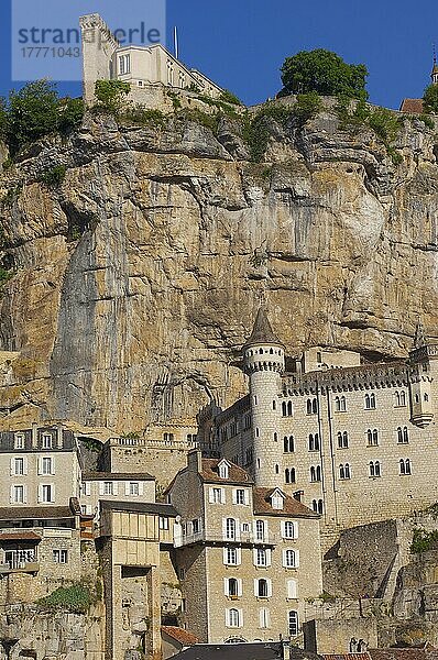 Rocamadour  Region Midi-Pyrenäen  Departement Lot  Frankreich  Europa