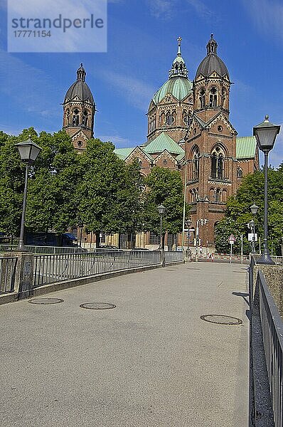 München  St. Lukas  Kirche  Bayern  Deutschland  Europa