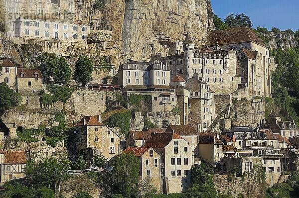 Rocamadour  Region Midi-Pyrenäen  Departement Lot  Frankreich  Europa