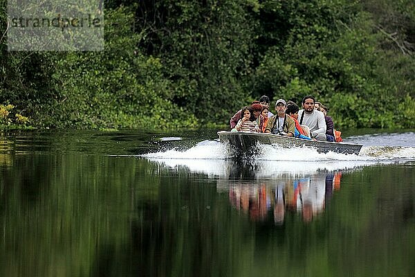 Touristen Ausflug  Bootsausflug  Fluss Safari  Eco  umweltfreundlich  Natur  entspannend  entdecken  ungestört  friedlich  Pantanal  Mato Grosso  Brasilien  Südamerika