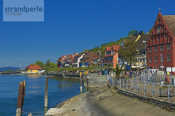 Meersburg  Hafen  Bodensee  Bodensee  Baden-Württemberg  Deutschland  Europa