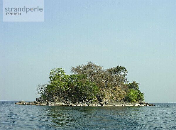 Insel auf dem Malawisee