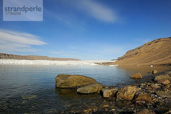 Gletscher  Croker Bay  Devo  Croker-Bucht  Island  Kanada  Nordamerika