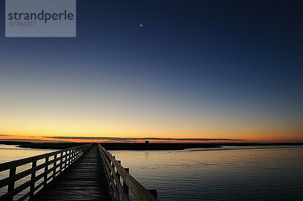 Strandpromenade  Bohlenweg  Kellys Beach  Barrier Islands  Kouchibouguac Nationalpark  New Brunswick  Kanada  Nordamerika