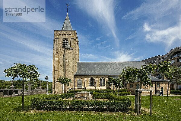 Kirche  James Ensor  Olv ter Duinen  Mariekerke  Ostende  Belgien  Europa