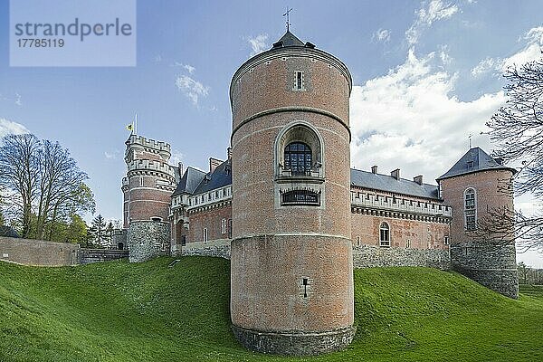 Kasteel Gaasbeek  Schloss Gaasbeek  Lennik  Flämisch Brabant  Belgien  Europa