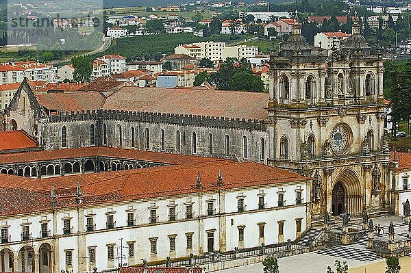Alcobaca  Kloster von Santa Maria in Alcobaca  Mosteiro de Santa Maria de Alcobaca  UNESCO-Weltkulturerbe  Estremadura  Bezirk Leiria  Portugal  Europa