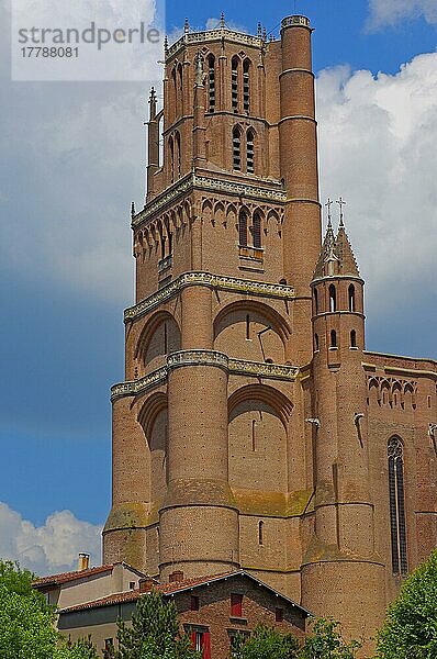 Albi  Kathedrale  Kathedrale von Saint cecile  Ste-Cecile Cathedrale  Sainte Cecile Kathedrale  Tarn  Midi-Pyrenäen  Frankreich  Europa