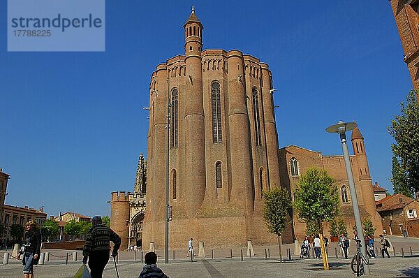 Albi  Kathedrale  Kathedrale von Saint cecile  Ste-Cecile Cathedrale  Sainte Cecile Kathedrale  Tarn  Midi-Pyrenäen  Frankreich  Europa