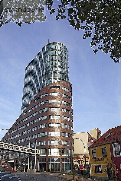 Bürogebäude  Channel Tower  Hamburg-Harburg  Deutschland  Europa