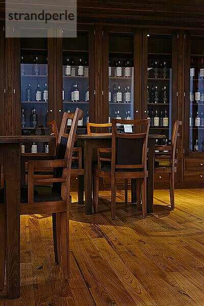 Raum für Weinproben  Weingut Bulas  Nähe Pinhao  Douro  Portugal  Europa
