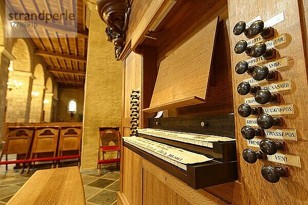 Orgel der Basilika van de H. H. Wiro  Plechelmus en Otgerus  Sint-Petrusberg  Sint Odilienberg  Provinz Limburg  Niederlande  Europa