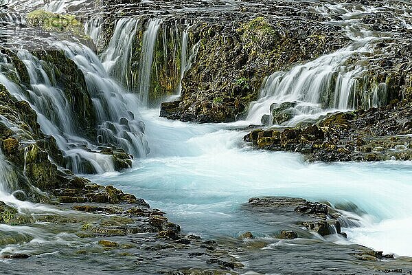 Bruarfoss  Wasserfall des Flusses Bruara  Goldener Ring  Goldenes Dreieck  Sudurland  Südwestisland  Island  Europa