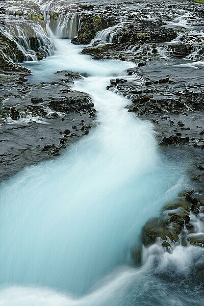 Bruarfoss  Wasserfall des Flusses Bruara  Goldener Ring  Goldenes Dreieck  Sudurland  Südwestisland  Island  Europa