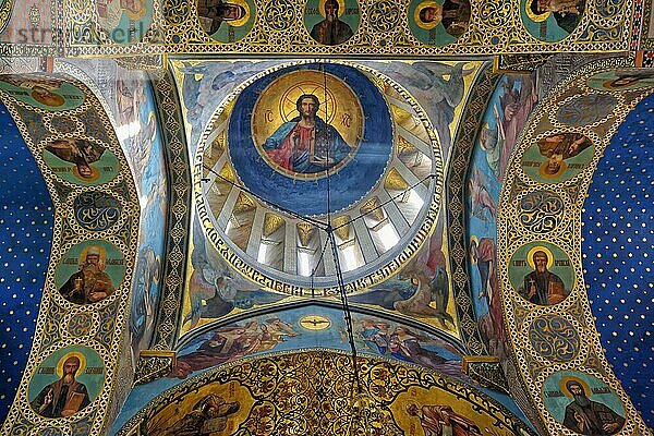 Sioni-Kathedrale  Innenfresken mit biblischen Szenen  Tiflis  Georgien  Kaukasus  Naher Osten  Asien