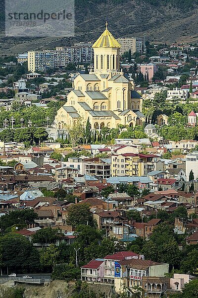 Kathedrale der Heiligen Dreifaltigkeit  Tiflis  Kaukasus  Naher Osten  Georgien  Asien