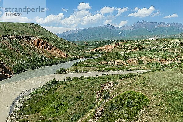 Eki-Naryn-Schlucht  Region Naryn  Kirgisistan