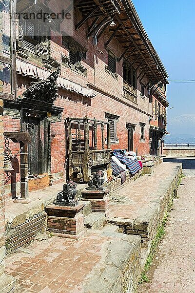 Bagh Bairab-Tempel  Kirtipur  Nepal  Asien