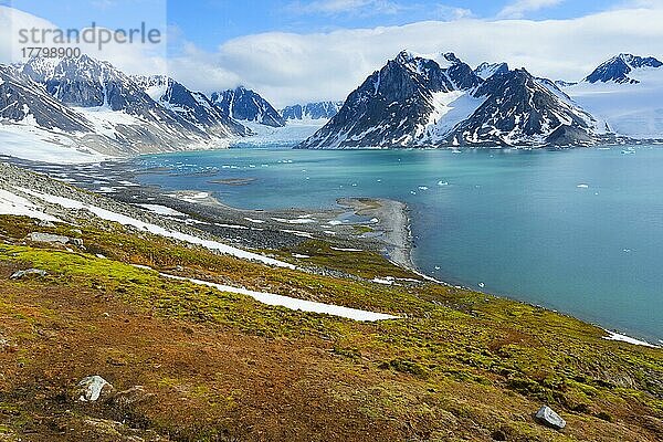 Magdalena Fjord  Insel Spitzberg  Svalbard Archipelago  Norwegen  Europa