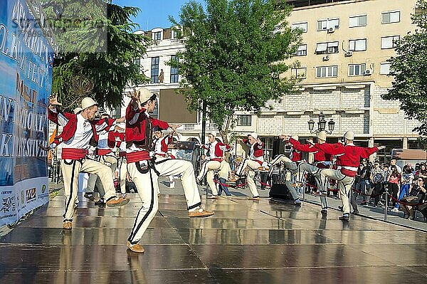 Internationales Folklorefestival  Jugendtag  Skopje  Mazedonien  Europa