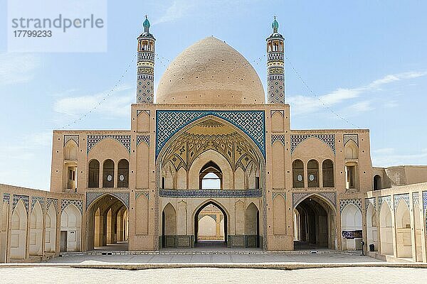 Agha Bozorg Moschee  Innenhof  Kashan  Provinz Isfahan  Islamische Republik Iran