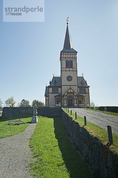 Lofoten-Kathedrale  Vagan  Norwegen  Europa