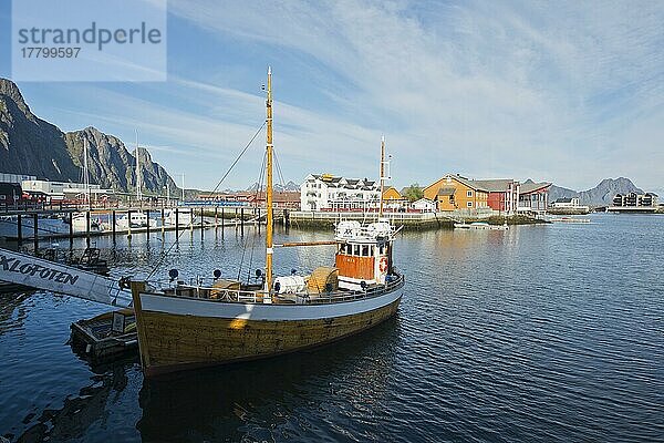 Altstadtbereich  Svolvaer  Lofoten  Norwegen  Europa