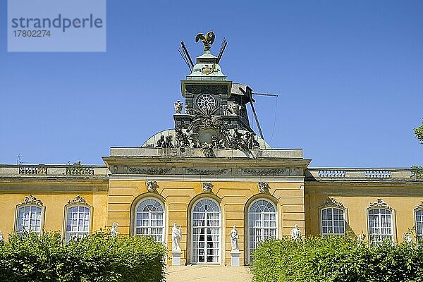 Neue Kammern  Schlosspark Sanssouci  Potsdam  Brandenburg  Deutschland  Europa