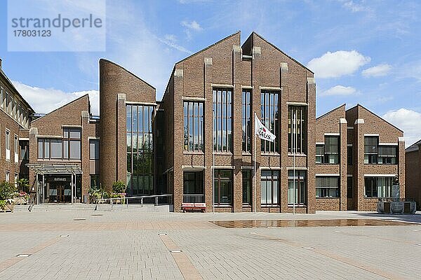 Rathaus der Stadt Ahaus  Münsterland  Westfalen  Nordrhein-Westfalen  Deutschland  Europa